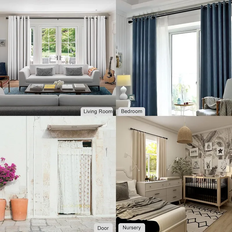 Byondeth Curtain Rods for Windows