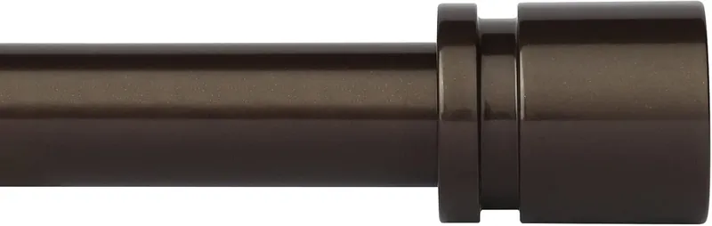 Byondeth Window Curtain Rod with Aluminium End Cap